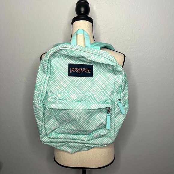 JanSport Aua Dash Jagged Plaid Backpack - Picture 1 of 5